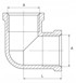 DIAMOND Mjedeno koljeno 1/2"
